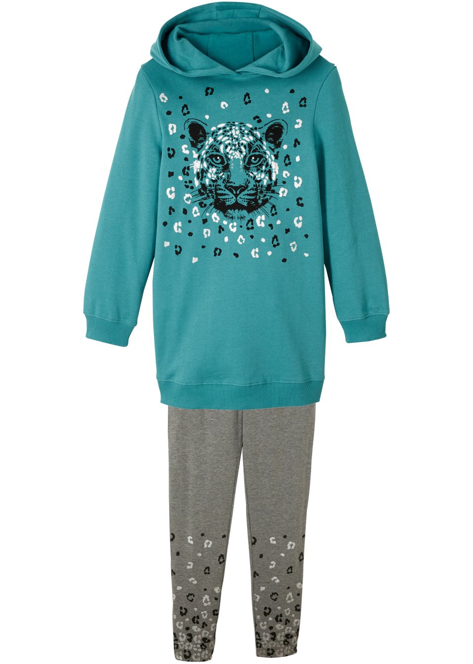 Sweat-shirt et legging fille (Ens. 2 pces.) coton