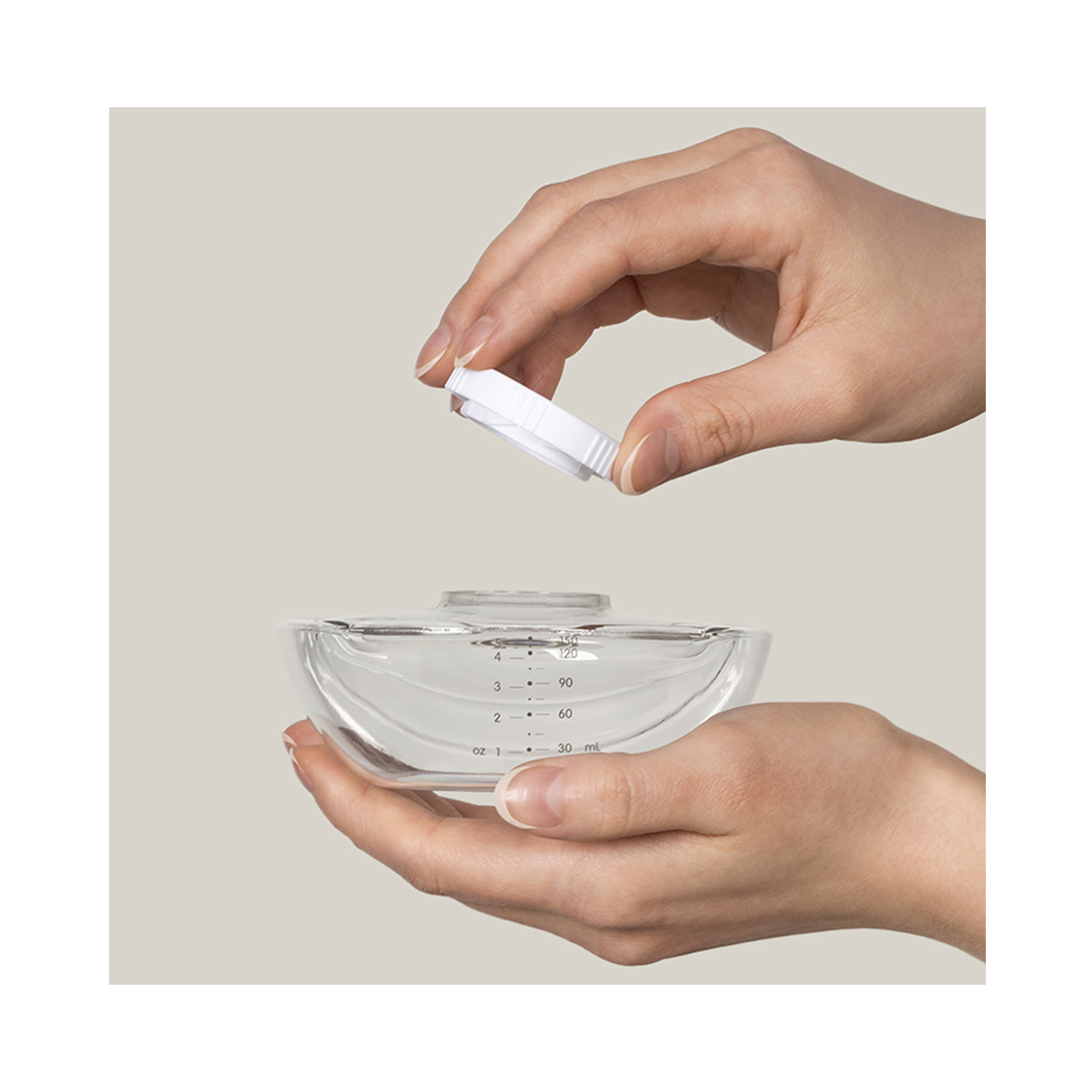 Lionelo Milchpumpe Fidi Free White