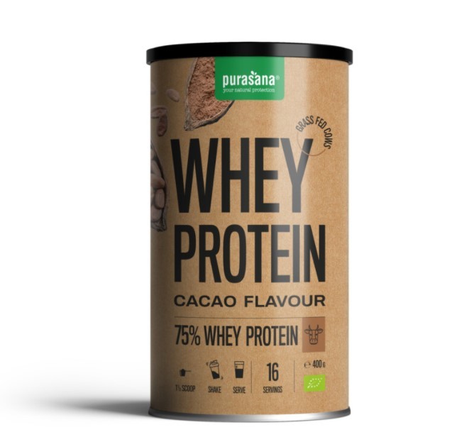Purasana Whey Proteïne Cacao Bio 400g