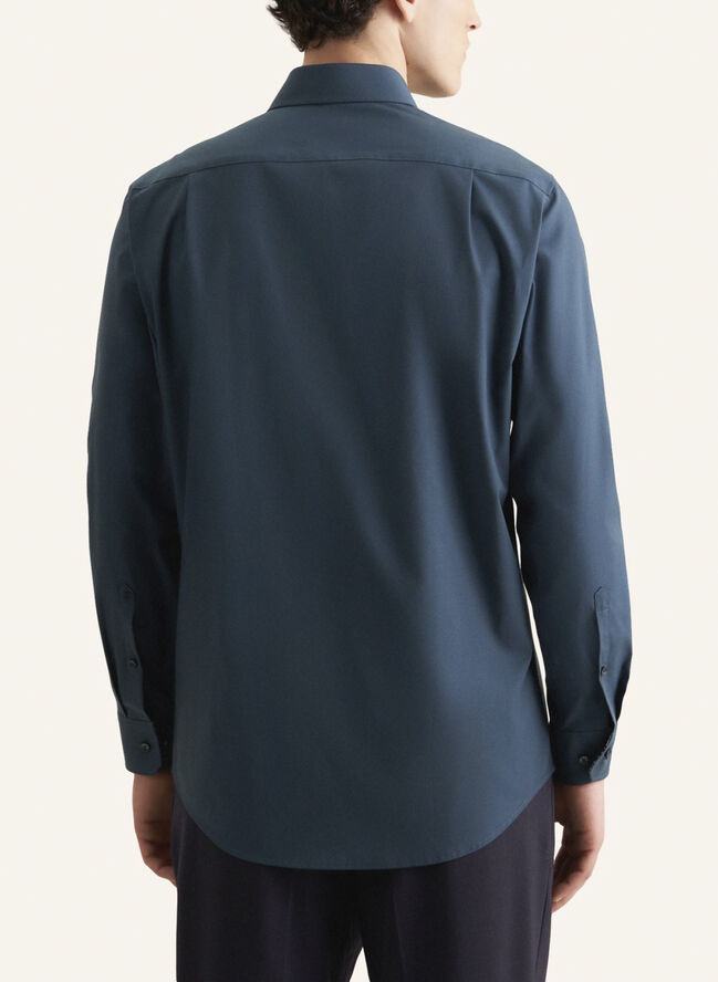 Seidensticker Business Shirt Regular Long sleeve Kent-Collar Uni Turquoise