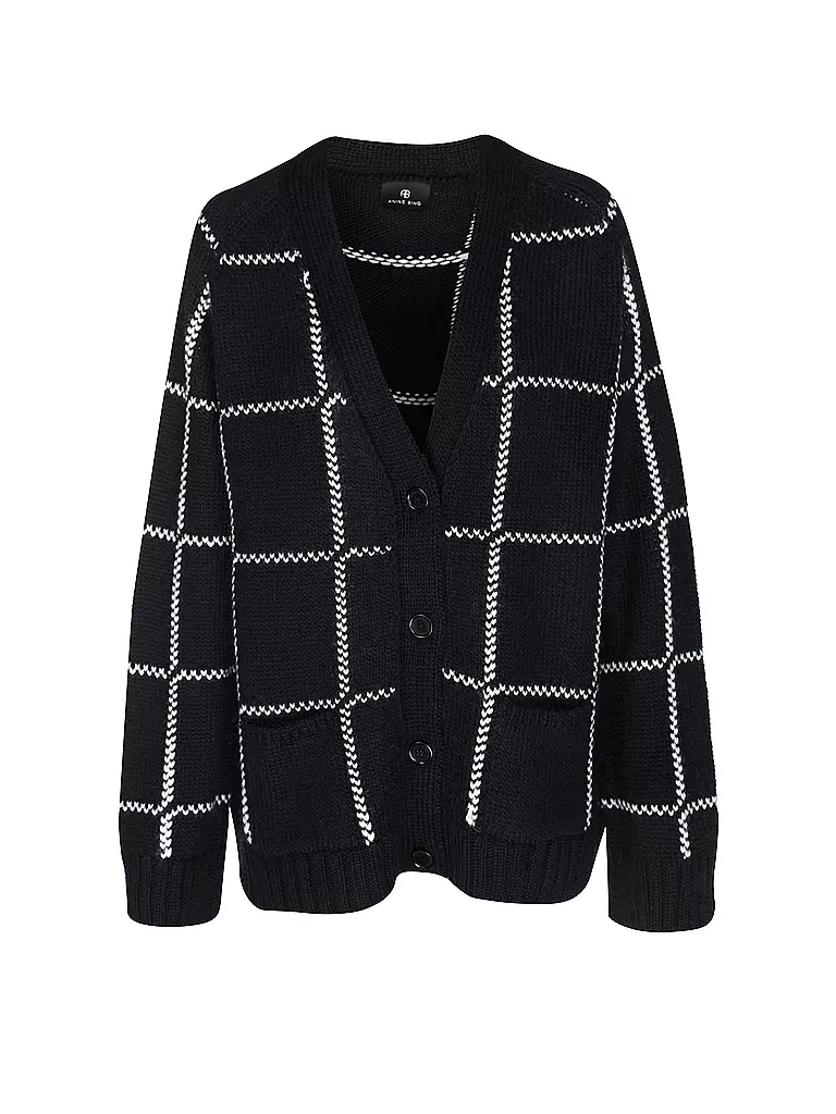 ANINE BING Strickjacke KURT schwarz