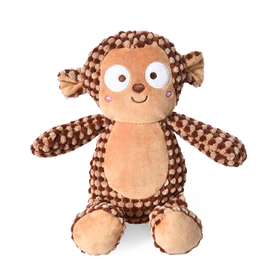 Cachorro de brinquedo Wuapu, macaco, 19 x 24 cm