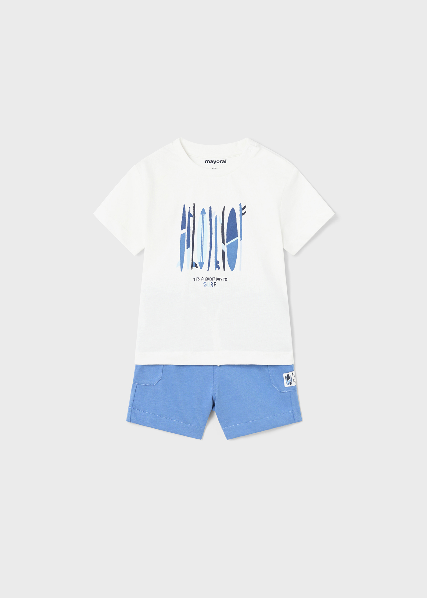 Conjunto de 2 peças em algodão sustentável para bebê