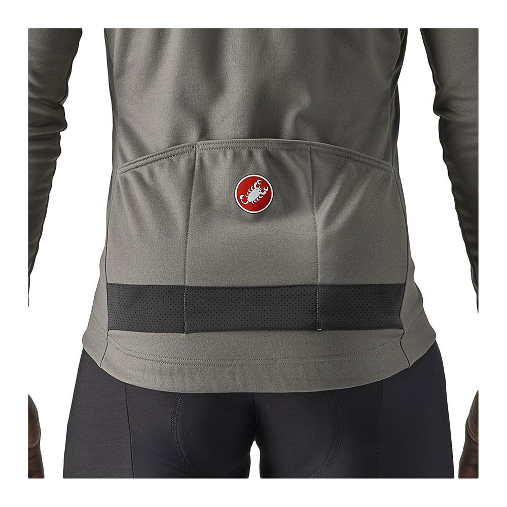 Castelli PURO 3 FZ - Maillot Homme nickel gray/black reflex