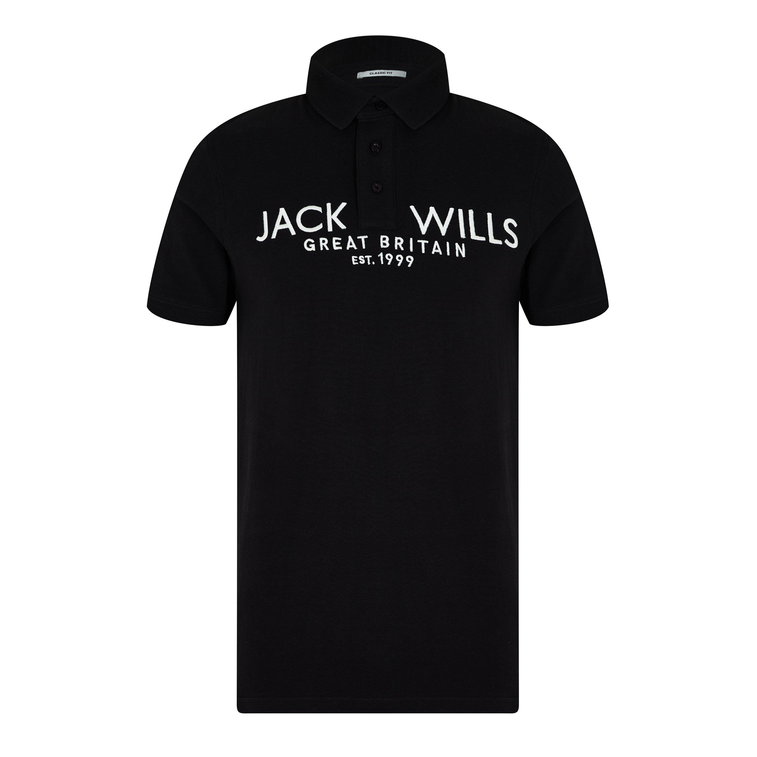 Jack Wills JW Pique Polo Sn99