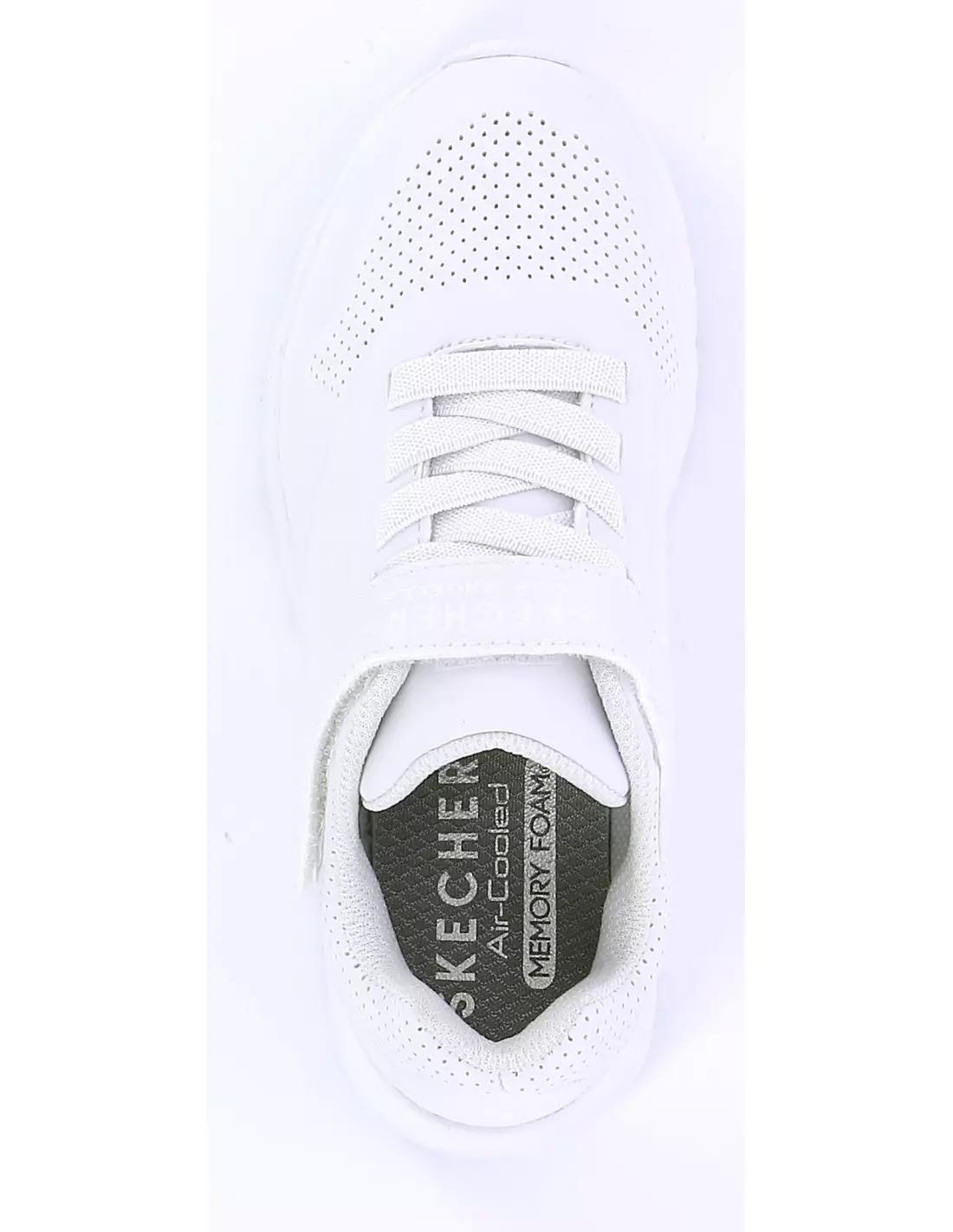 SKECHERS UNO LITE - Baskets WHITESYNTHETIC&TRIM