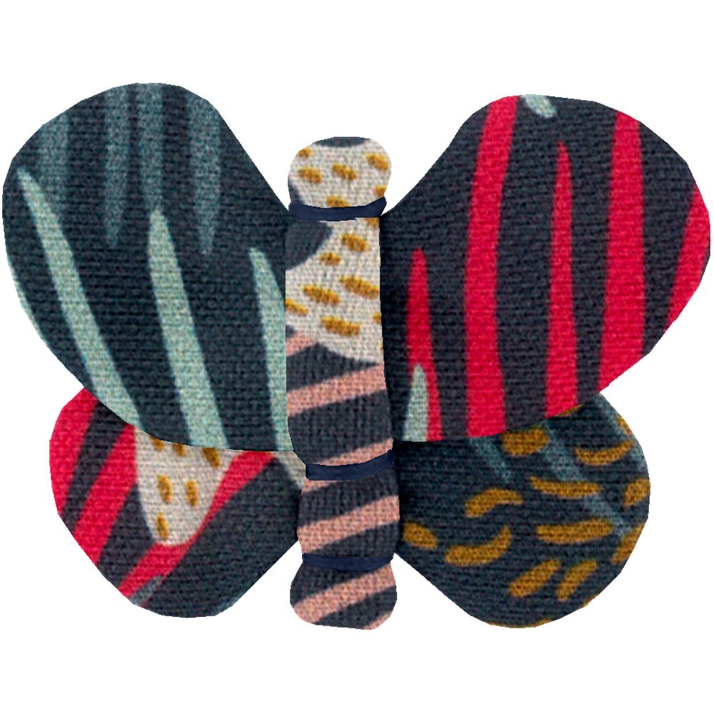 Barrette Petit Papillon Feu D'artifice