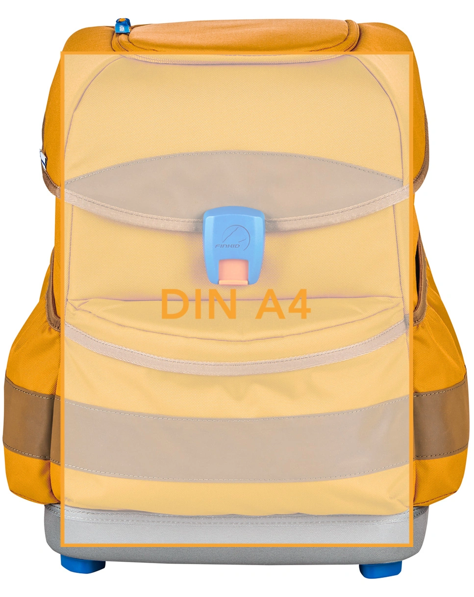 Schulranzen-Set BUDDY 4-teilig in golden yellow/cinnamon