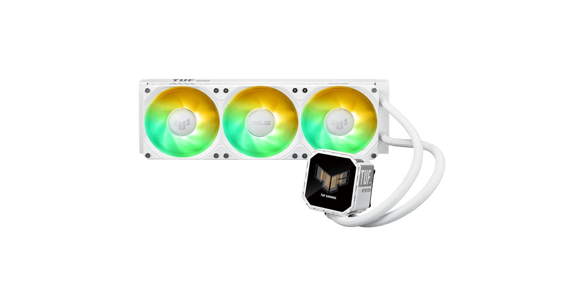 ASUSTUF Gaming LC III 360 ARGB LCD White Edition waterkoeling  (Wit)