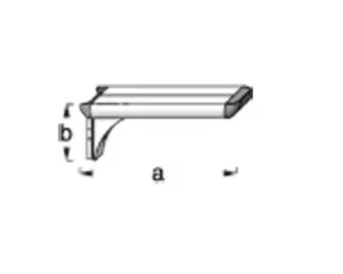 Alfer coaxis® plankdrager, D 200 x H 51 mm, blank aluminium