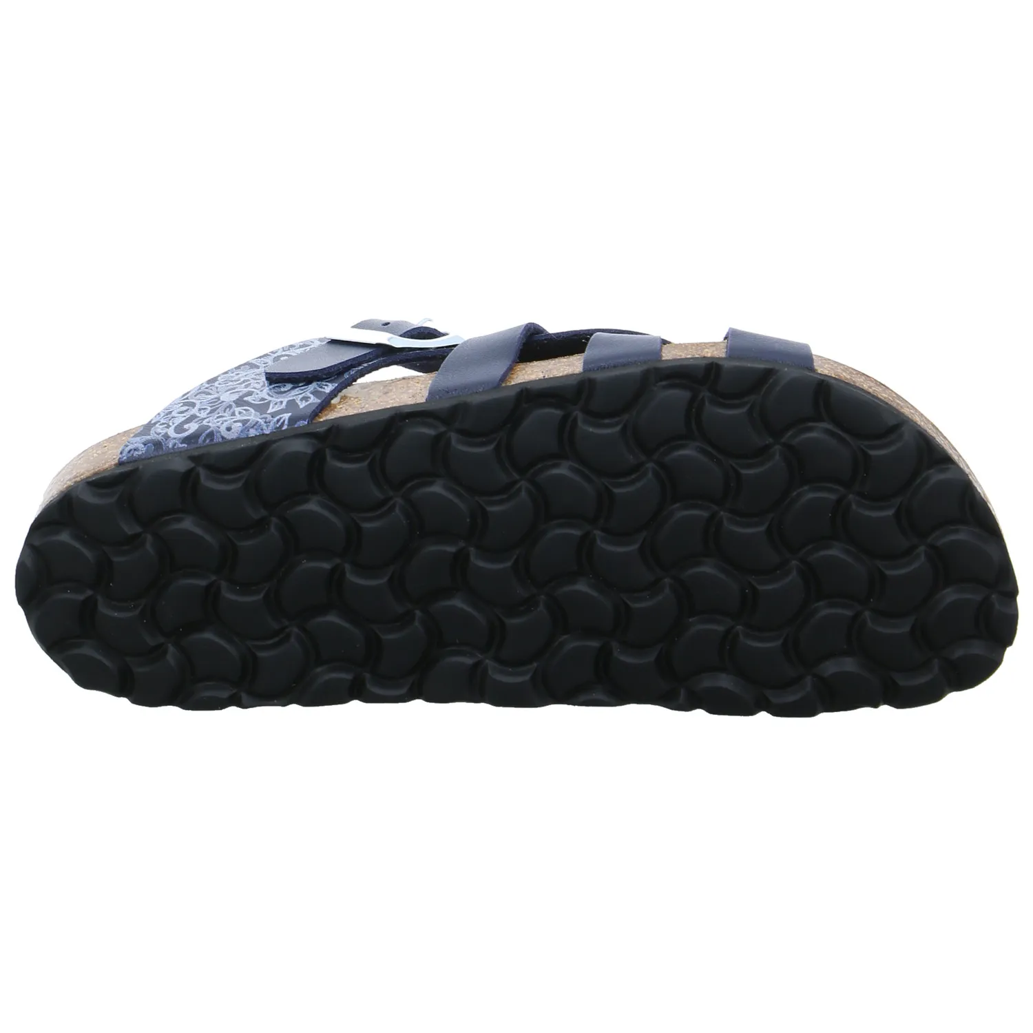 BIOLife Bio-Fussbett Blau Lederimitat  mit Lederfussbett