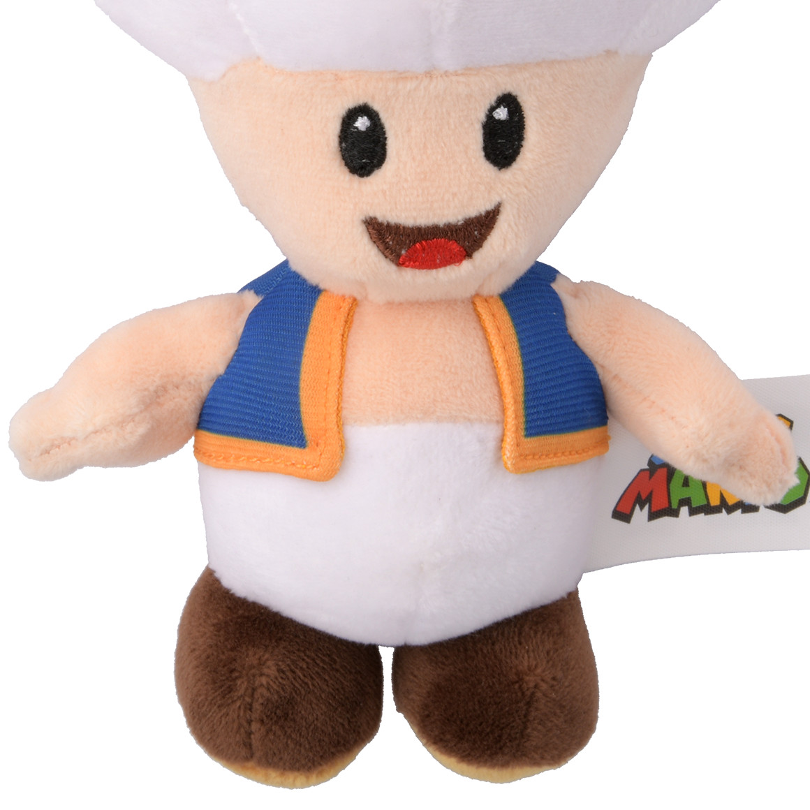 Simba Super Mario Plüschtier Toad ca. 20 cm weiss / rot