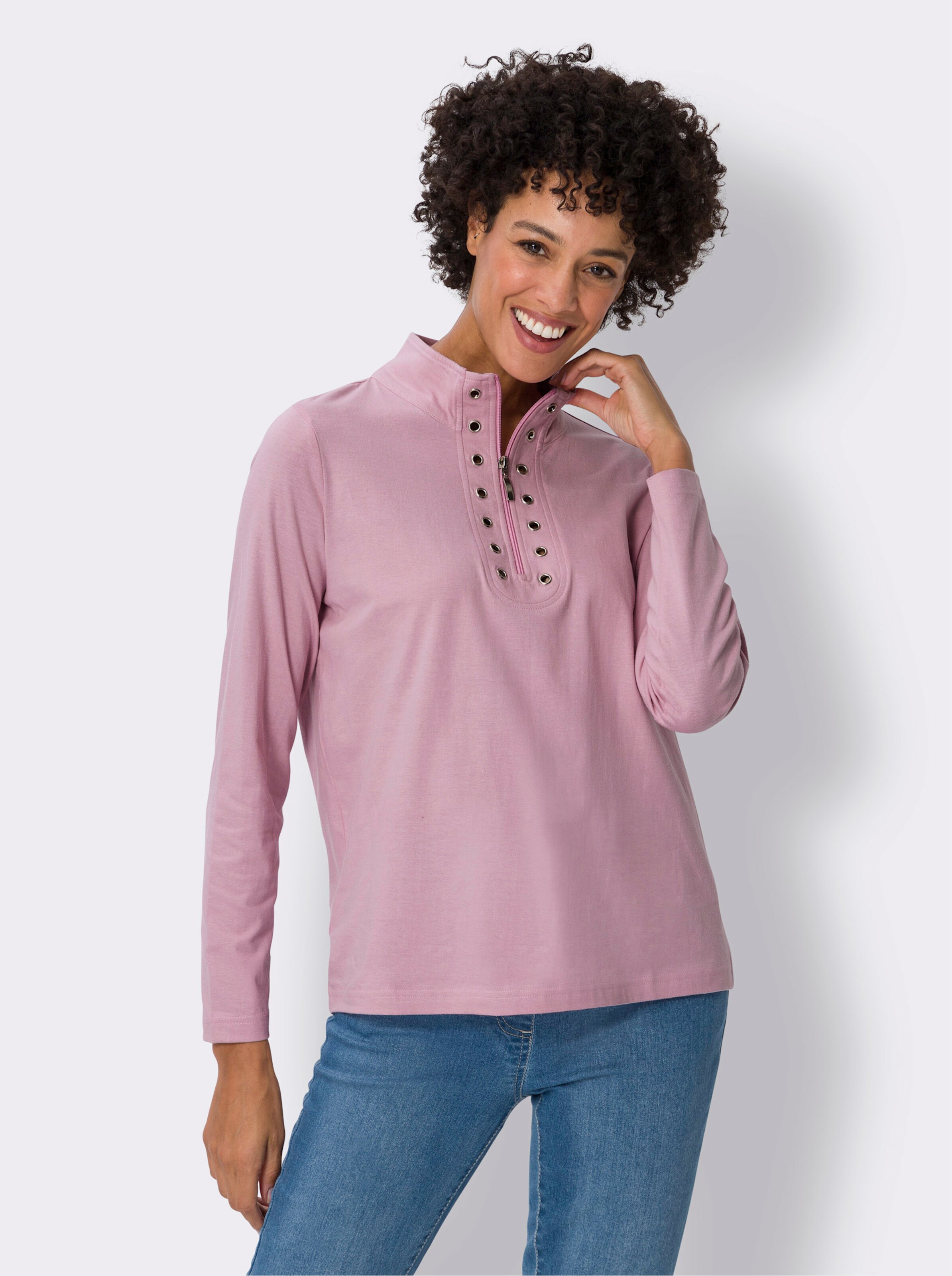 Stehkragenshirt