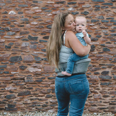 Hippychick Hoftesete, Denim Gray