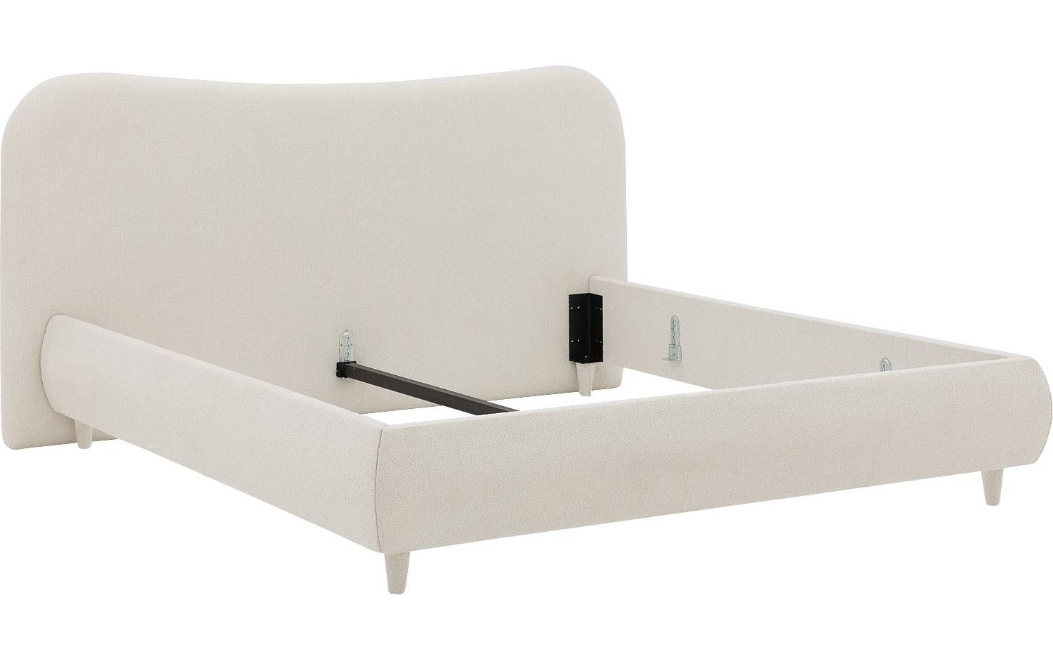 Goossens Bedframe Pecaro - 180 x 200 - Alpine ivory 101 - Bouclé