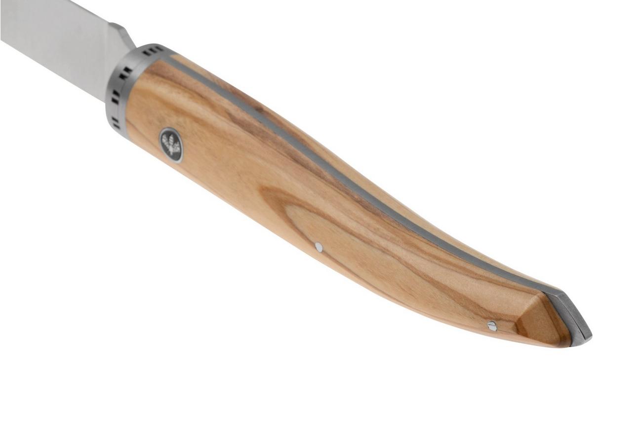 Laguiole en Aubrac Gourmet FGO20OLI olijfhout, uitbeenmes, 20 cm