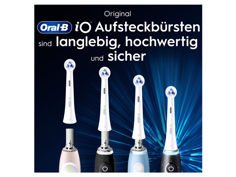 Oral-B Zahnbürstenkopf iO Interdental Reinigung 2 Stück Ersatzbürsten
