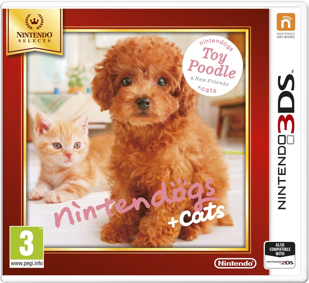 Nintendogs and Cats 3D: Toy Poodle (Select)- Nintendo 3DS
