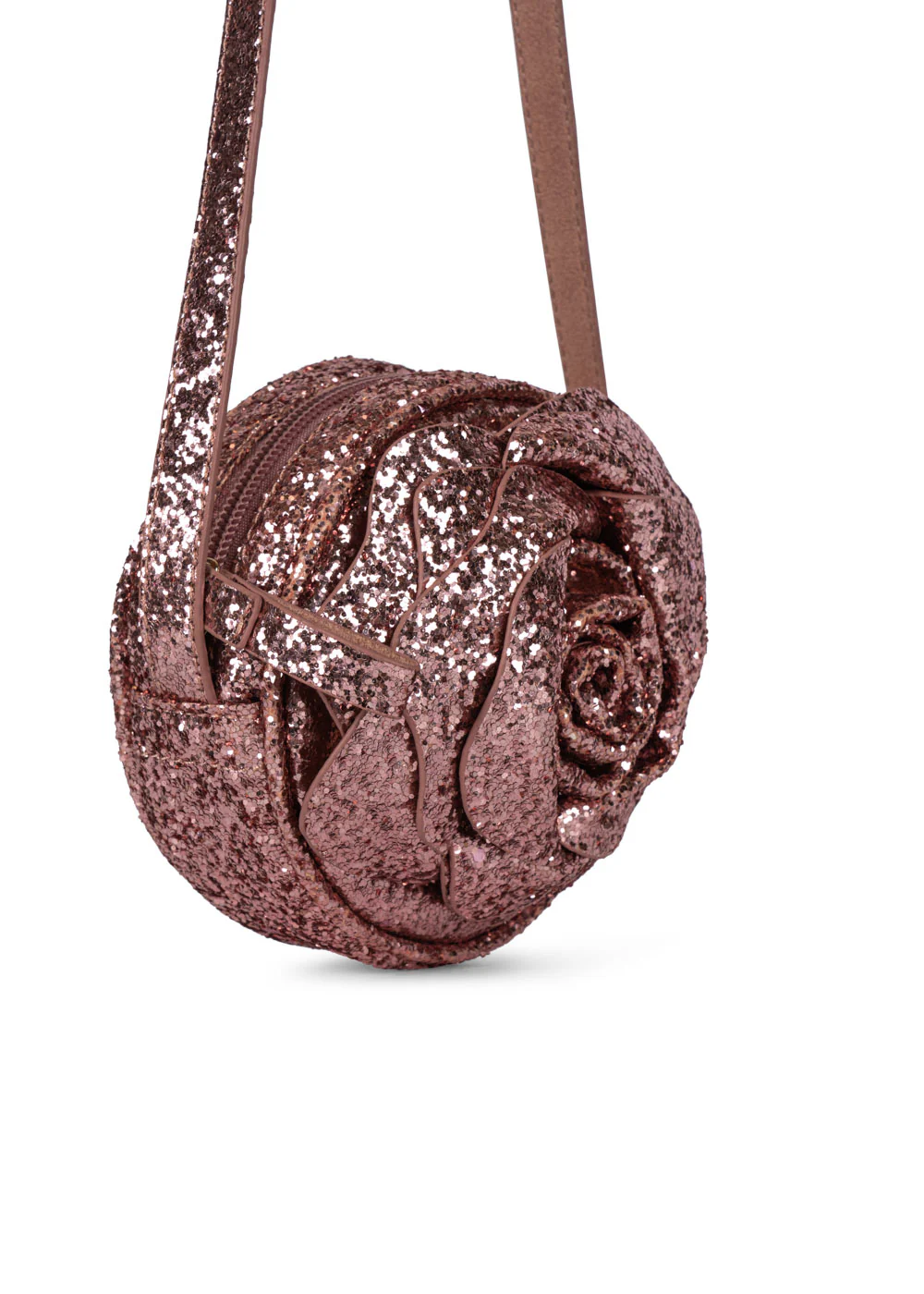 ROSE GLIMMERTASKE - glitter rose - OS