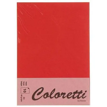 Rössler Coloretti Briefbogen 10 Blatt Klatschmohn Din A4 80g
