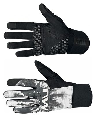 Gants Longs Northwave Fast Gel Reflex Noir/Réflechissant