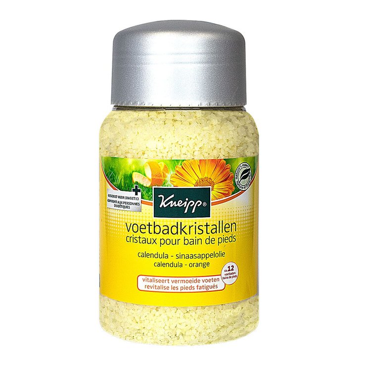 Cristaux bain de pieds calendula-orange 500g