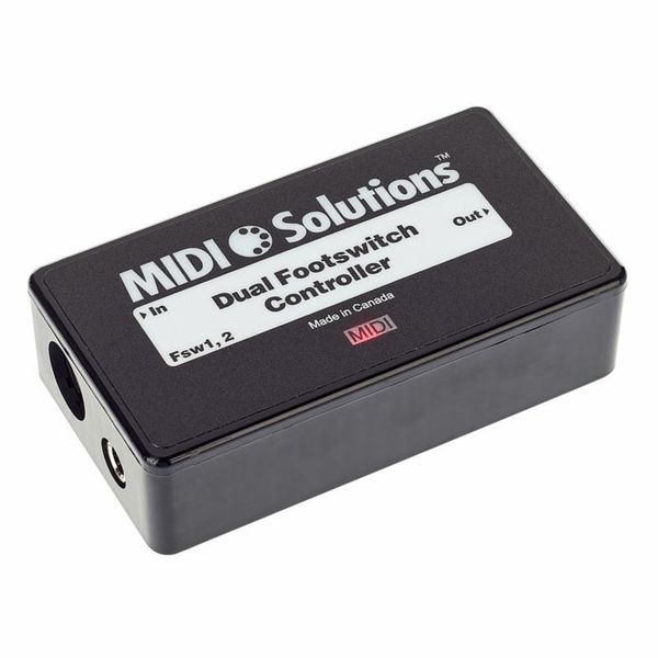 MIDI Solutions Dual Footswitch Controller