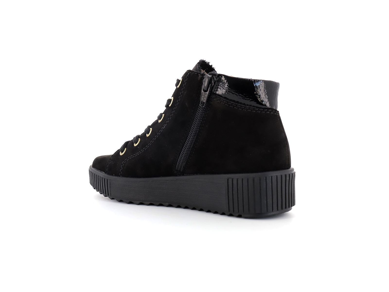 Rieker-Y6416 Nubuck Noir