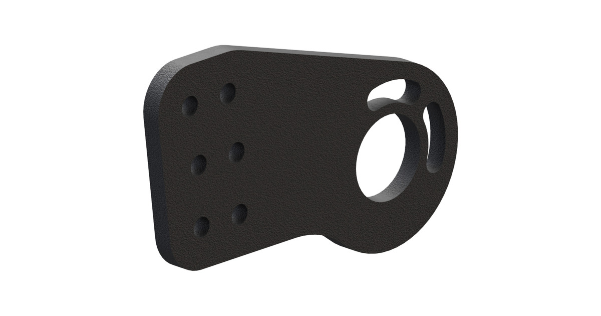 Res-TechGT Sequential shifter support bevestiging  (Zwart)