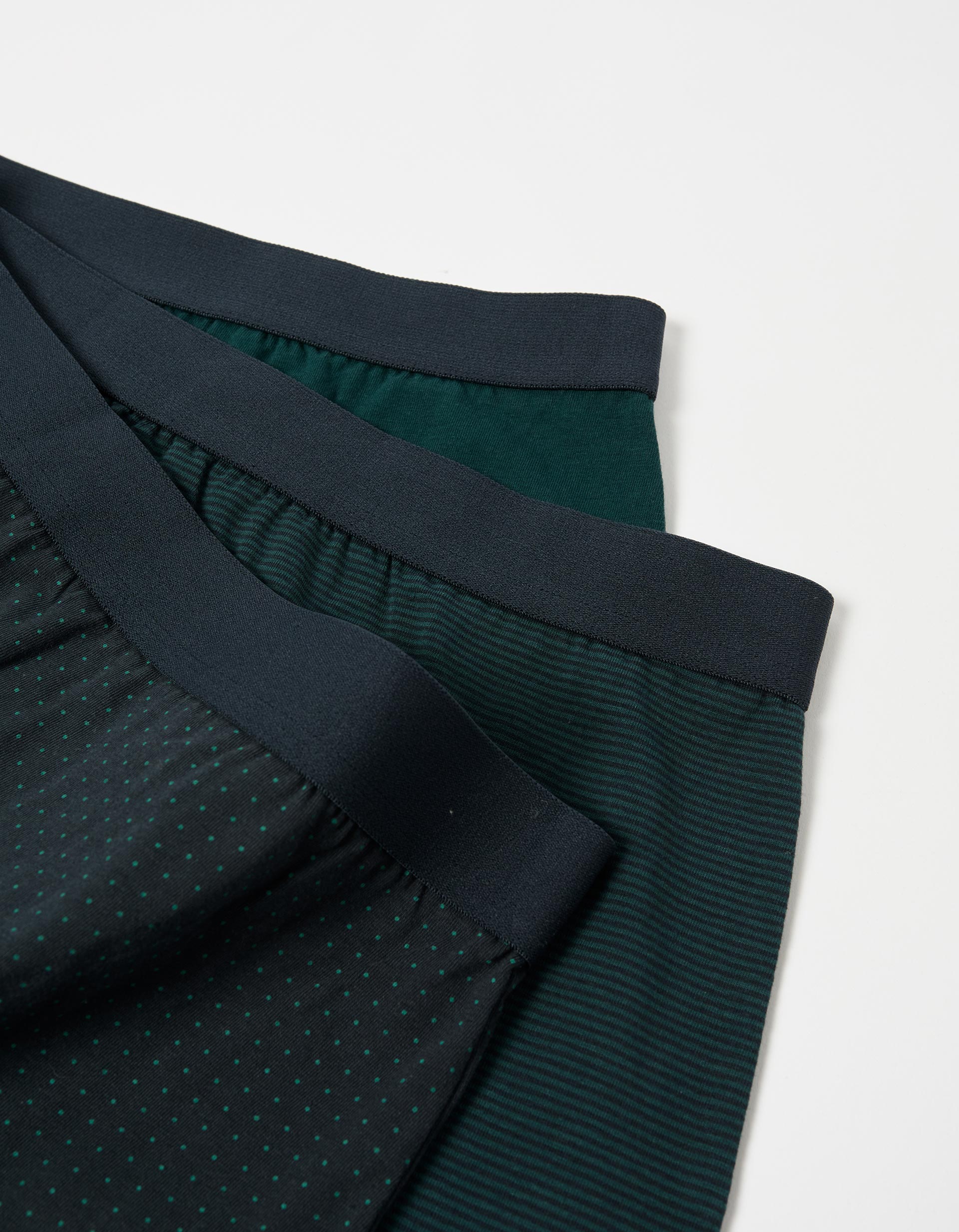 Pack 3 Boxers, Homem, Verde Escuro