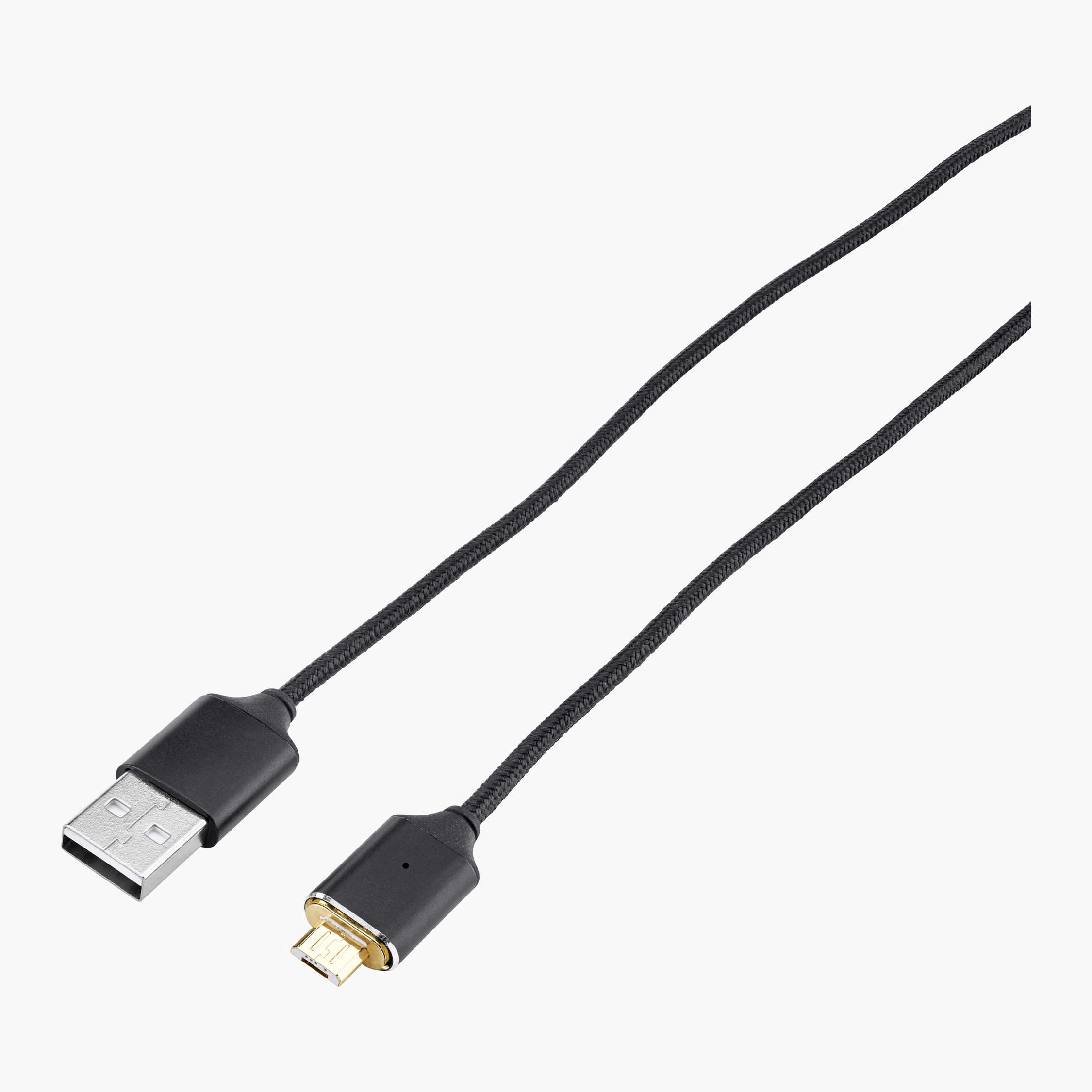 USB-kabel med magnetisk tilkobling, 1 m
