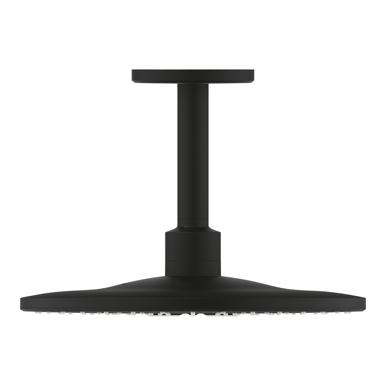 Grohe Rainshower hoofddouche 2 standen met plafondarm phantom black - zwart mat