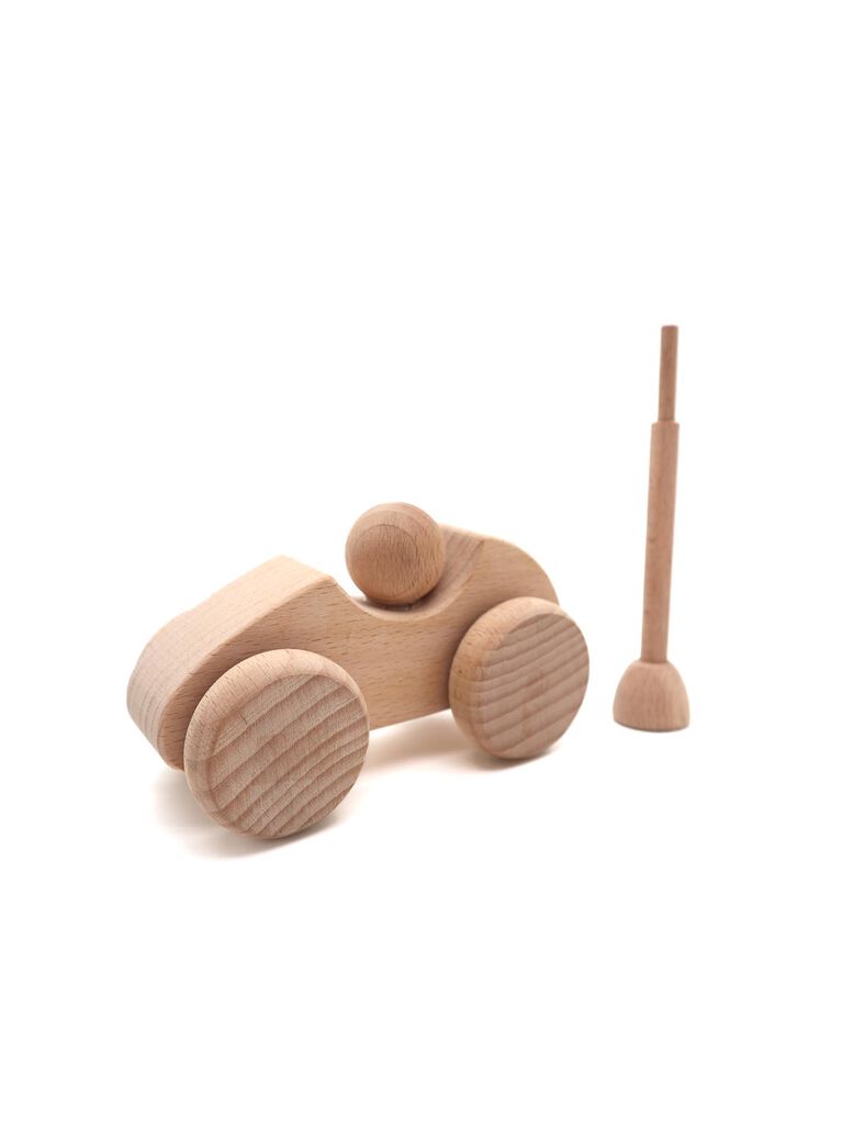 Oeuf Surprise Voiture en bois