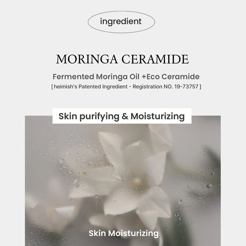 heimish - Moringa Ceramide Collageen Verrijkte Hydraterende Crème