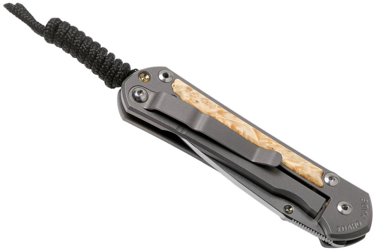 Chris Reeve Sebenza 31 Small Box Elder inlay S31-1108 zakmes