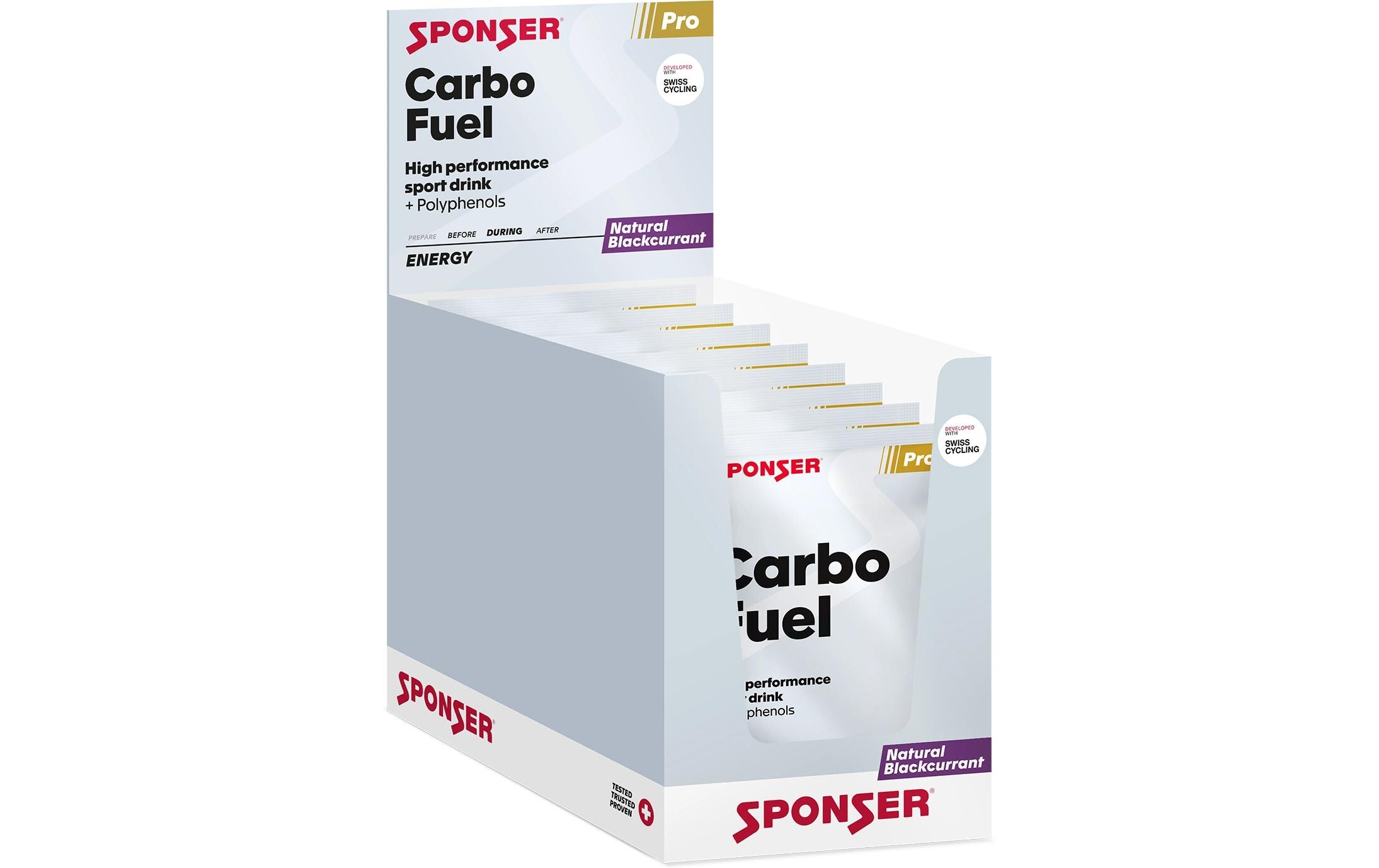 Carbo Fuel, Natural Blackcurrant, 10 x 83 gSportgetränk