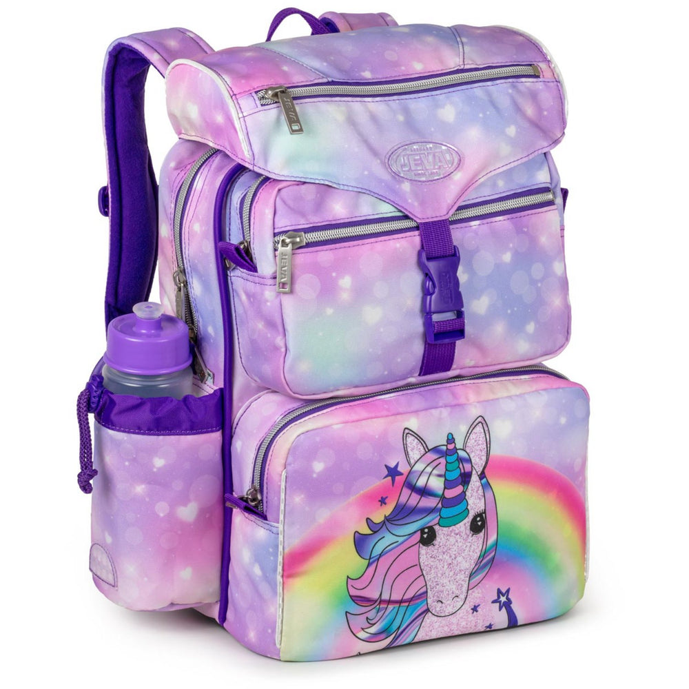 Køb JEVA Unicorn Skoletaske Beginners 313