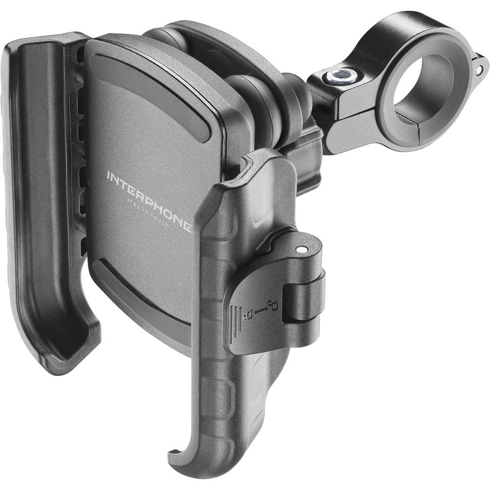 Interphone - Support Crab Pro pour guidon avec module anti-vibration