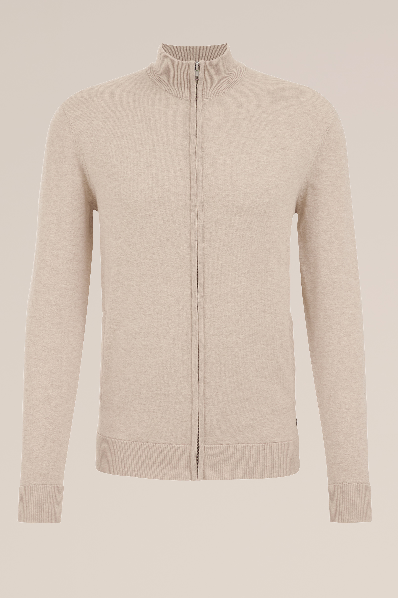 fijngebreide vest Fundamentals Beige