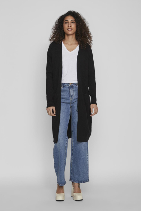 Vila zwarte dames vest