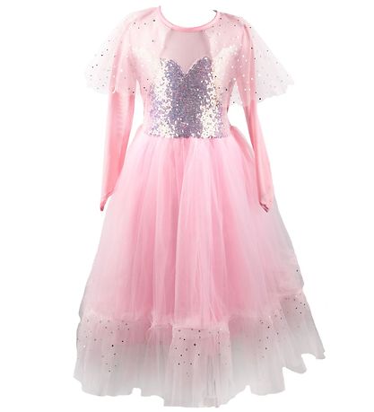 Great Pretenders Kostüm - Prinzessinnenkleid - Rosa m. Paillette