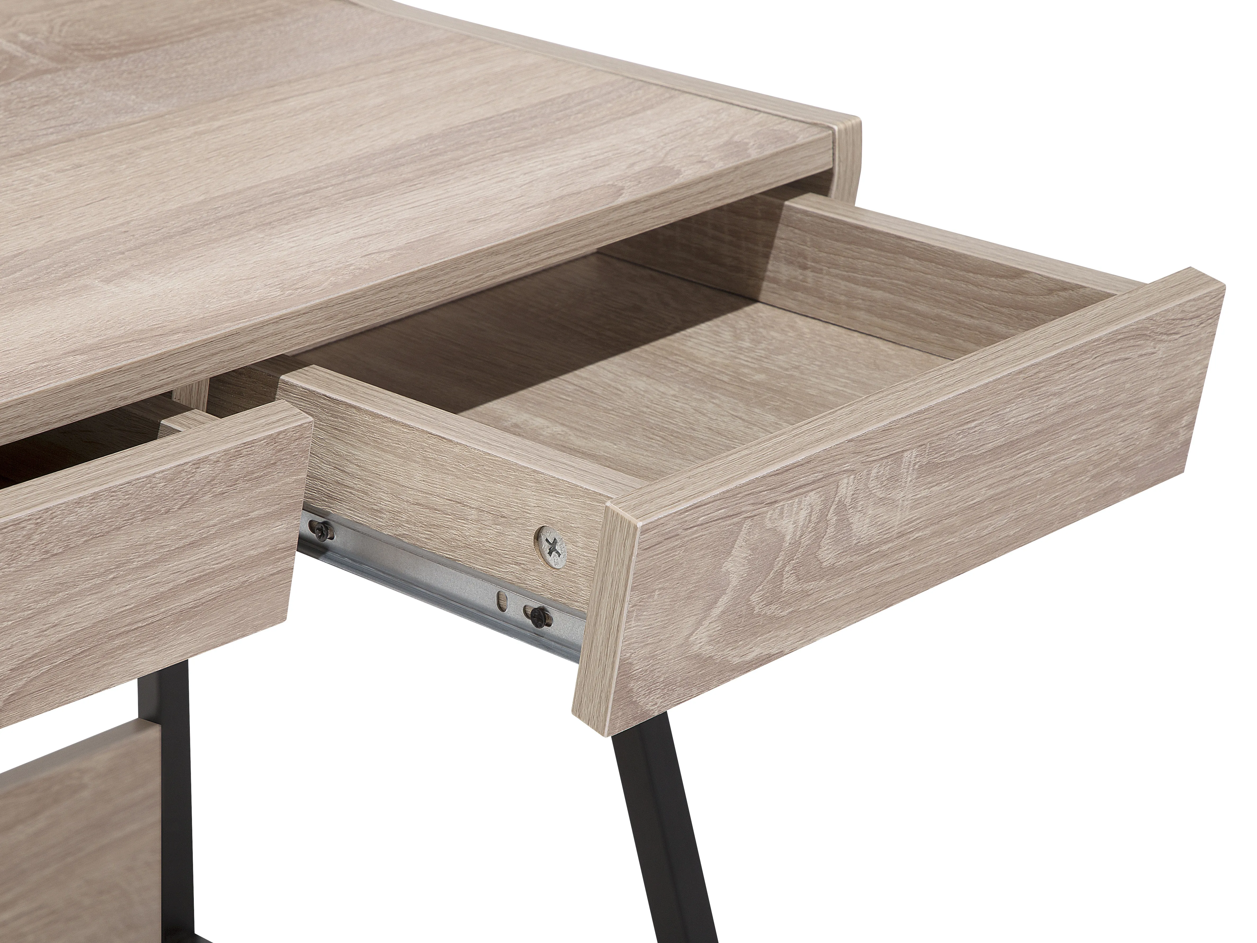 Bureau BROXTON Lichtbruin 77 cm 46 cm met lades