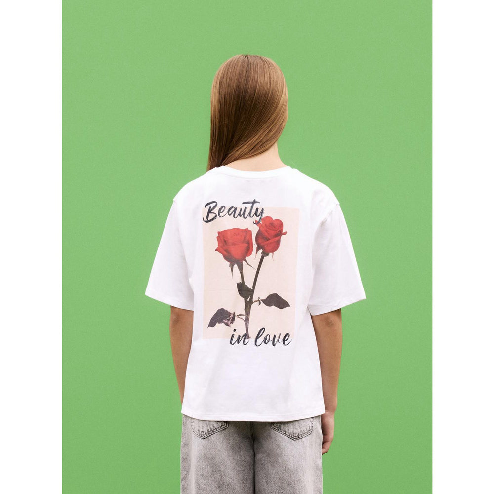 Køb Name It Bright White Delik Regular T-Shirt