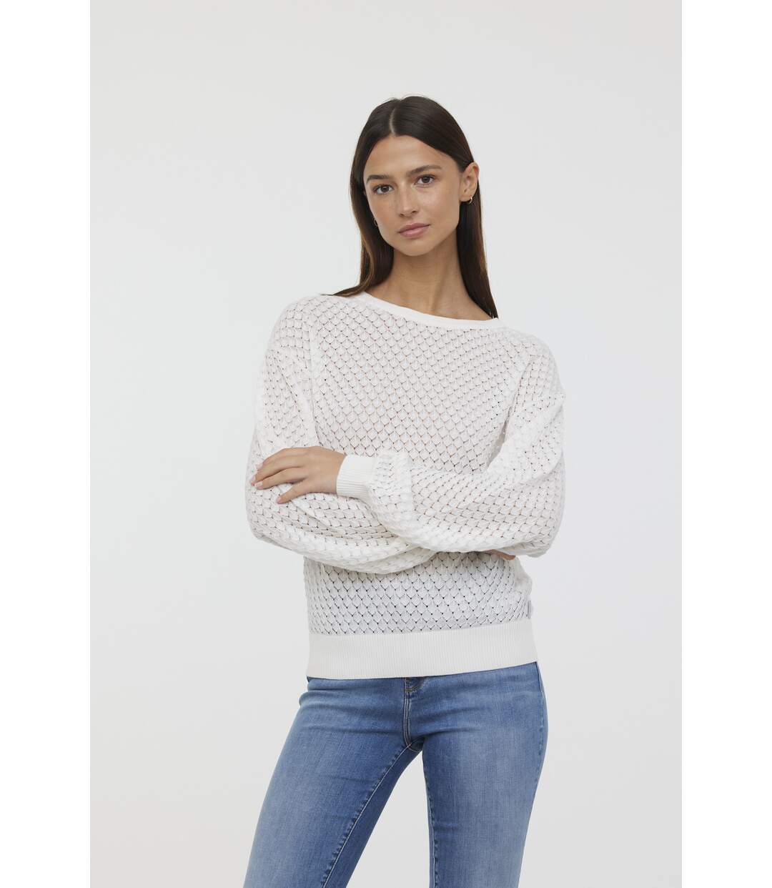 Pull manches longues coton regular CALIO