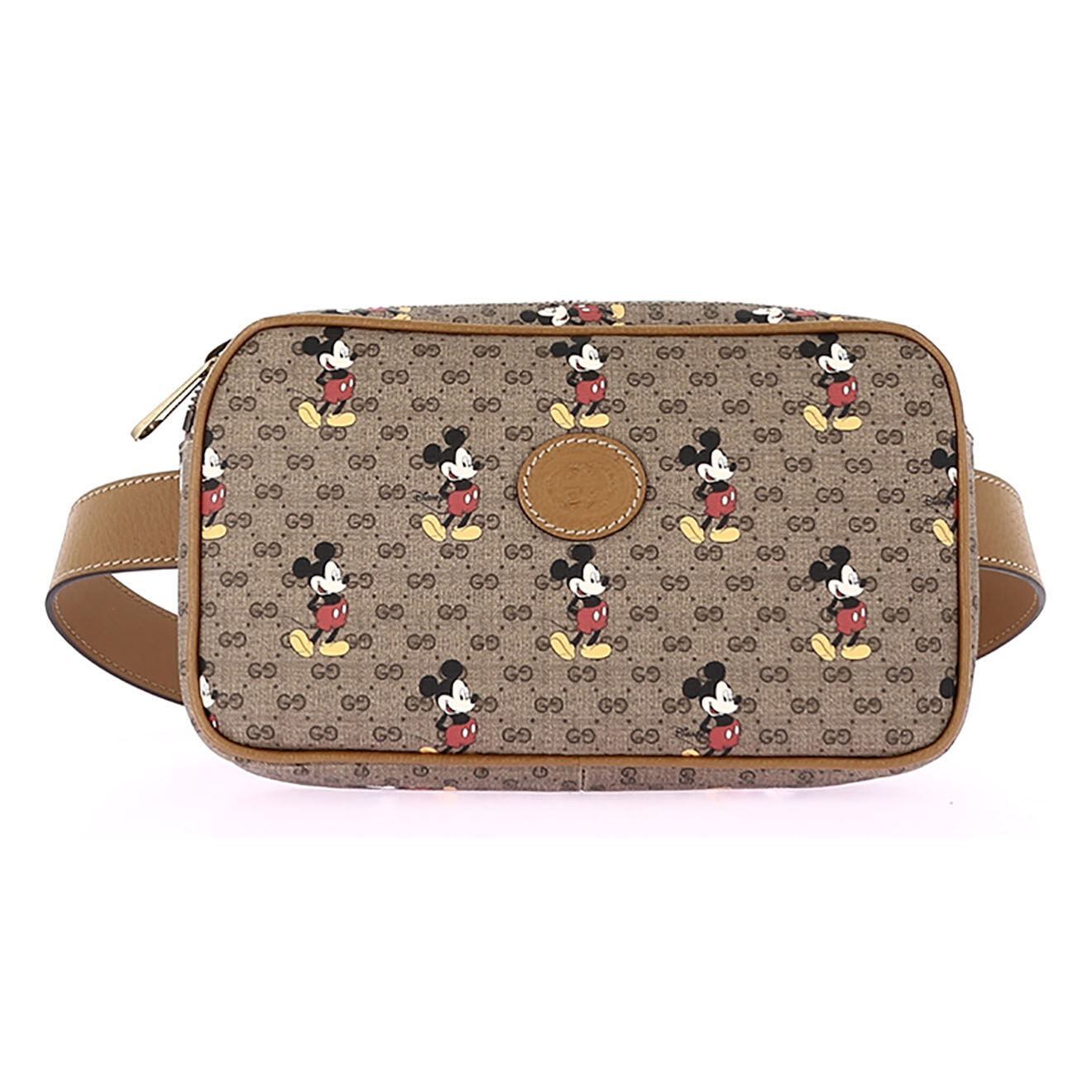 Gucci Sac Ceinture x  en Cuir Monogramme marron - Neuf avec étiquette - L.24 cm