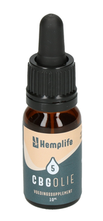 Hemplife CBG Olie 5% Druppels 10ML