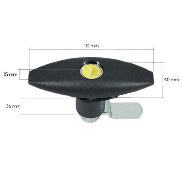 Serrure FAP 1201 NOIR