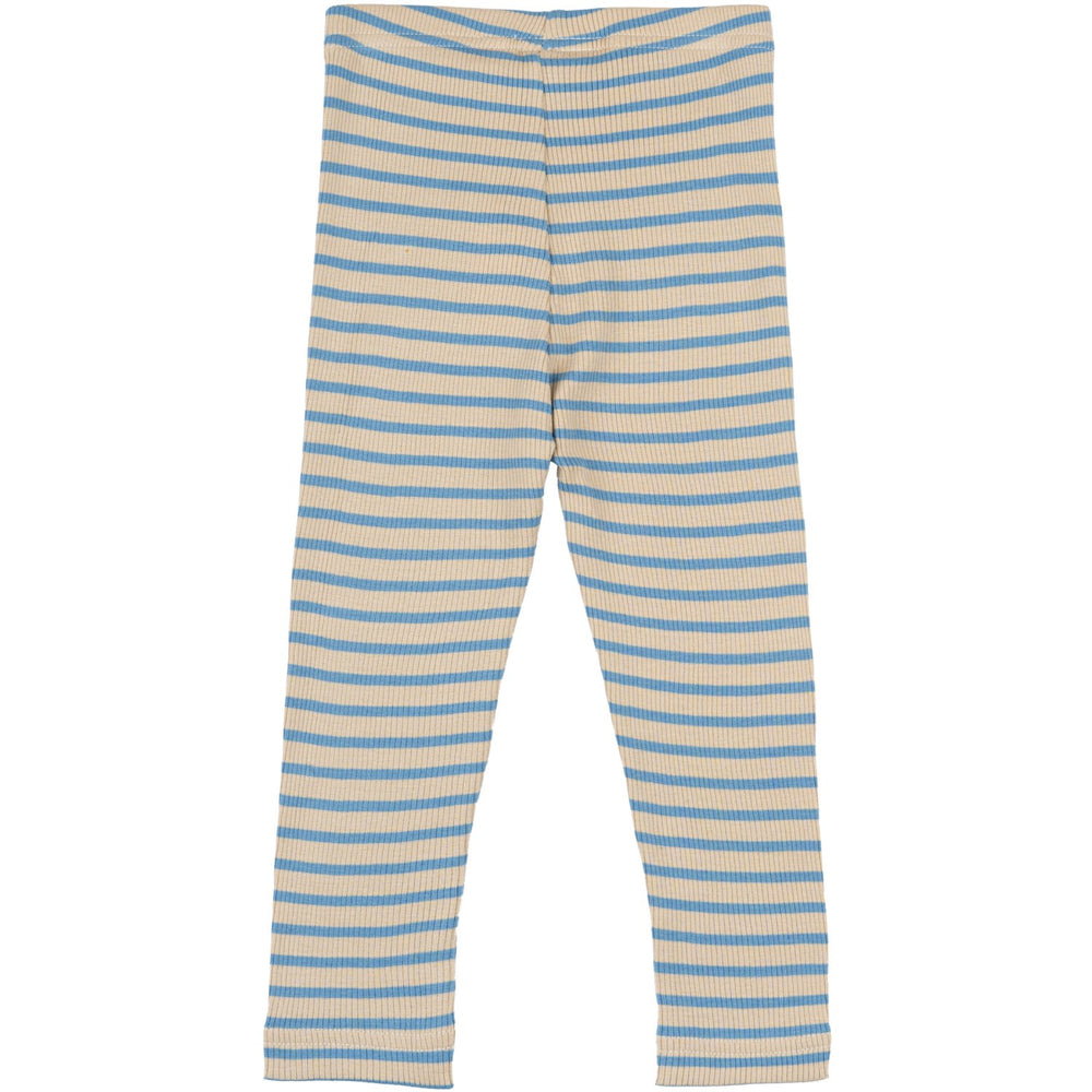 Køb Petit Piao Allure Blue/Dark Off White Leggings Modal Striped