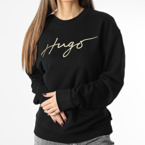 Sweat Crewneck Femme Easy 50484666 Noir Doré