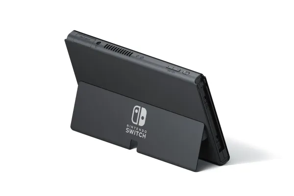 Nintendo | Switch OLED - Spilkonsol - Full HD - 64GB - Sort | Inkl. 2 x Joy-Con (Neonrød/Neonblå)